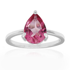 Anello in argento con Topazio Mistico Flamingo