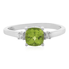 Anello in argento con Peridoto