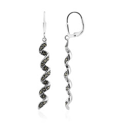 Orecchini in argento con Marcassite