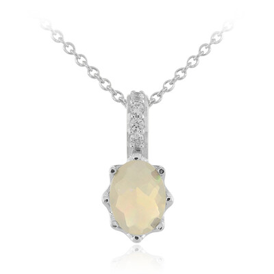 Collana in argento con Opale di Welo