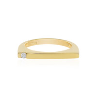 Anello in argento con Diamante I2 (H)