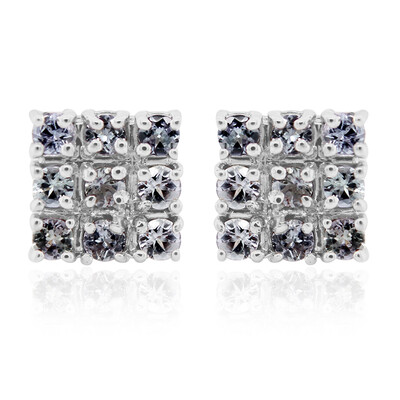 Orecchini in argento con Tanzanite (non riscaldata)