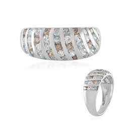 Anello in argento con Zircone Ratanakiri (KM by Juwelo)