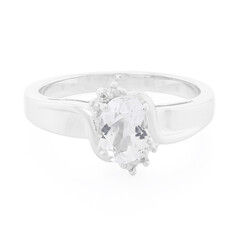 Anello in argento con Berillo Himalayano