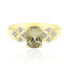 Anello in oro con Diasporo cangiante (Tenner Diniz)