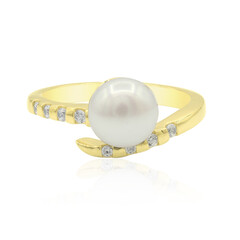 Anello in argento con Perla di Acqua Dolce (TPC)