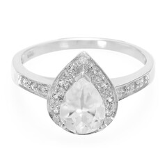 Anello in argento con Goshenite
