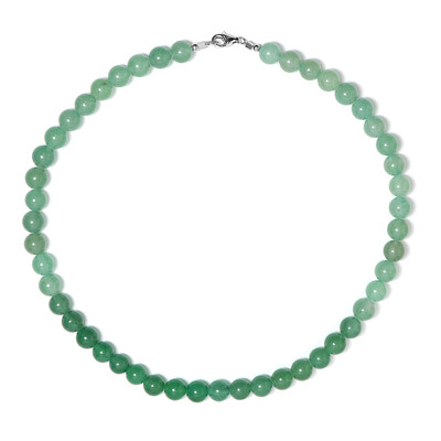 Collana in argento con Avventurina Verde