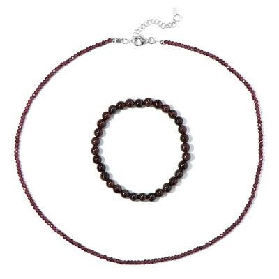 Parure in argento con Granato d’India