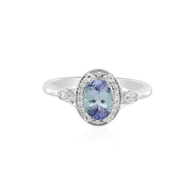 Anello in argento con Tanzanite (non riscaldata)