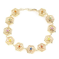 Bracciale in oro con Zaffiro Blu (Ornaments by de Melo)