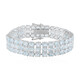Bracciale in argento con Topazio Blu Cielo