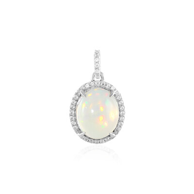 Ciondolo in argento con Opale di Welo