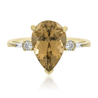 Anello in oro con Tormalina Neon del Congo (CIRARI)