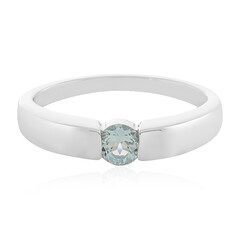 Anello in argento con Topazio Blu Cielo