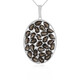 Collana in argento con Quarzo Fumè