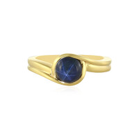 Anello in argento con Zaffiro Stellato Blu