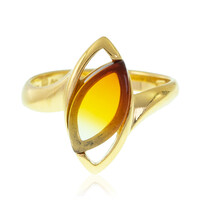 Anello in argento con Ambra Baltica