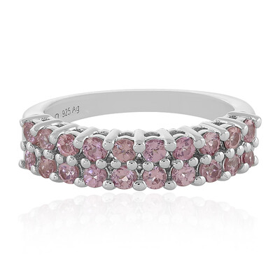 Anello in argento con Granato Malaya