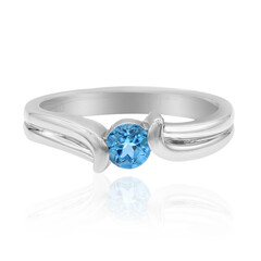 Anello in argento con Acquamarina Santa Maria