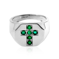 Anello in argento con Smeraldo