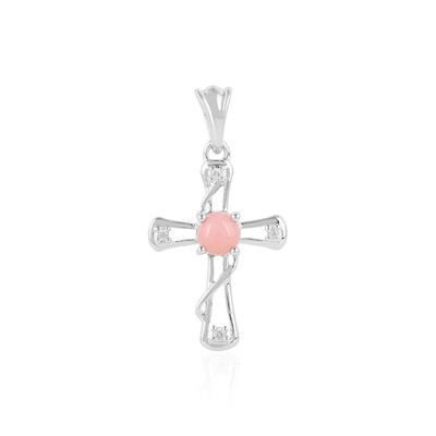 Ciondolo in argento con Opale Rosa