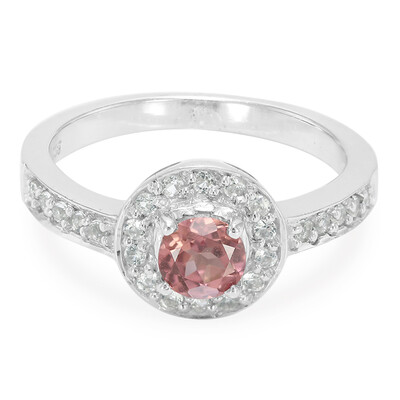 Anello in argento con Granato Malaya