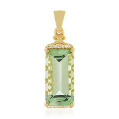 Ciondolo in argento con Ametista Verde