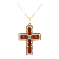 Collana in argento con Citrino Madeira