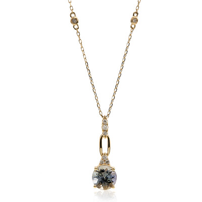 Collana in oro con Tanzanite (non riscaldata) (CIRARI)