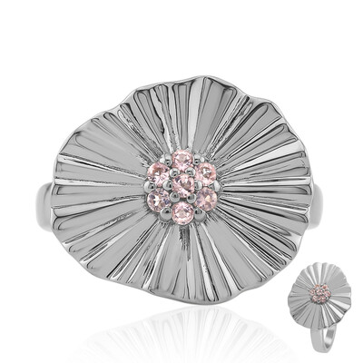 Anello in argento con Tormalina Rosa