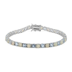 Bracciale in argento con Topazio Blu Cielo