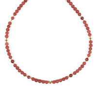 Collana in argento con Agata Pionier