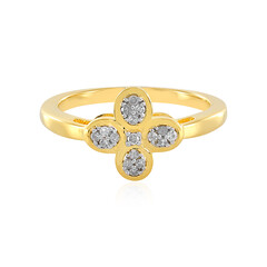 Anello in argento con Diamante I2 (I)