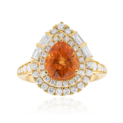 Anello in oro con Granato Mandarino (CIRARI)