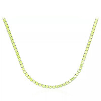 Collana in argento con Peridoto