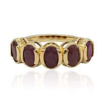 Anello in argento con Rubino