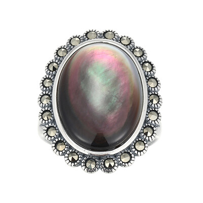 Anello in argento con Madreperla