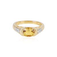 Anello in argento con Berillo Giallo