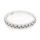 Anello placcato in platino con Diamante Fancy