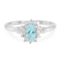 Anello in argento con Apatite Blu