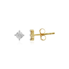 Orecchini in argento con Diamante I3 (J)
