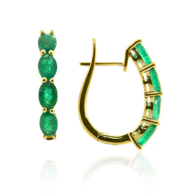 Orecchini in oro con Smeraldo Zambia AAA (CIRARI)