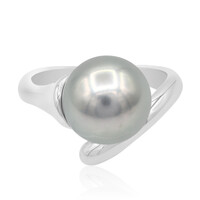 Anello in argento con Perla Tahitiana (TPC)