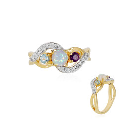 Anello in argento con Opale di Welo