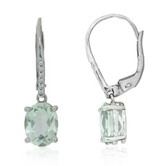 Orecchini in argento con Ametista Verde