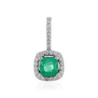 Ciondolo in argento con Smeraldo Colombiano