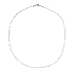 Collana in argento con Topazio Bianco