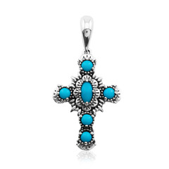 Ciondolo in argento con Turchese Sleeping Beauty (Desert Chic)