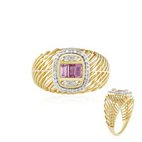 Anello in oro con Zaffiro Rosa (Ornaments by de Melo)